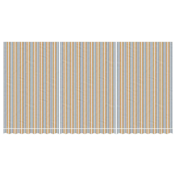 Tissu de remplacement Vidaxl pour Luifel rayé de 6x3 m multicolores