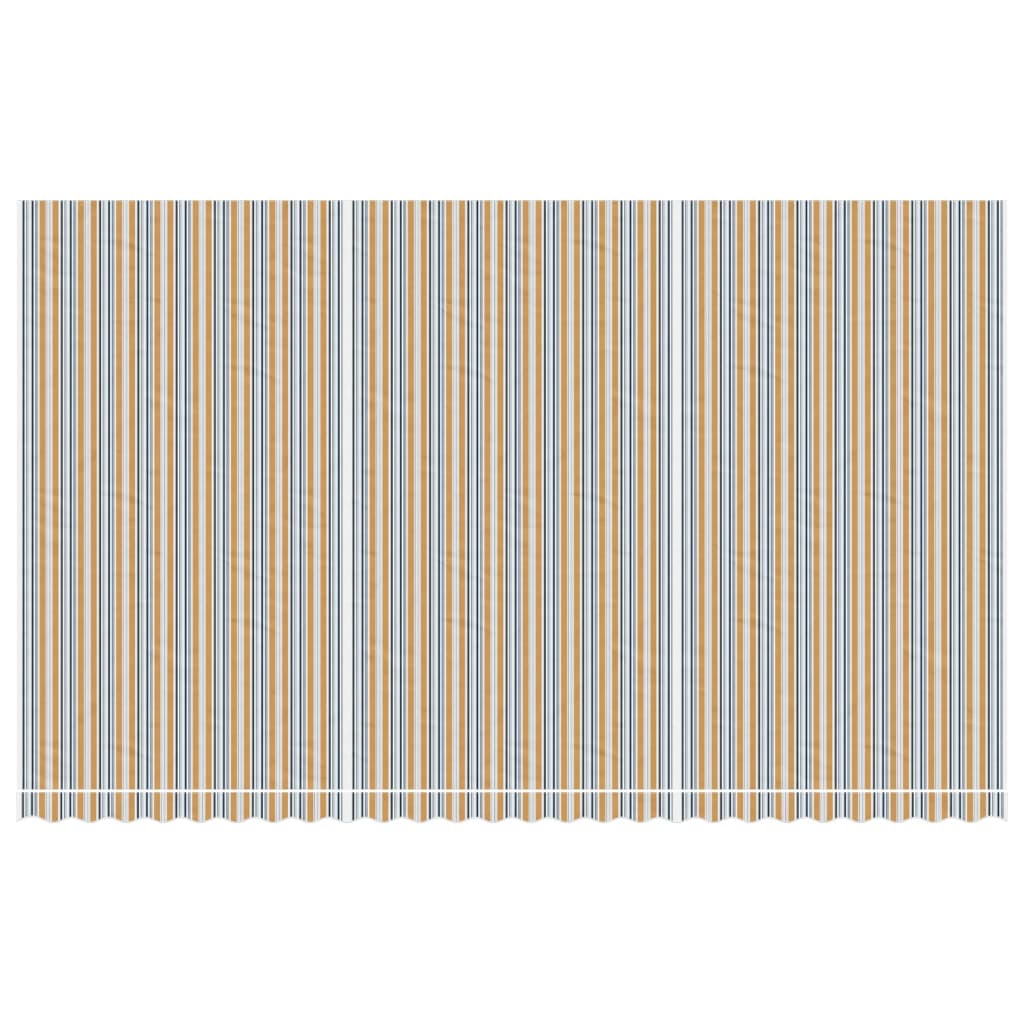 Tissu de remplacement de Vidaxl pour Luifel rayé 6x3,5 m multicolour