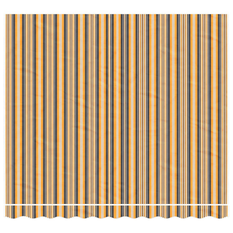 Vidaxx toile de remplacement pour auvent rayé 3x2,5 m multicolore
