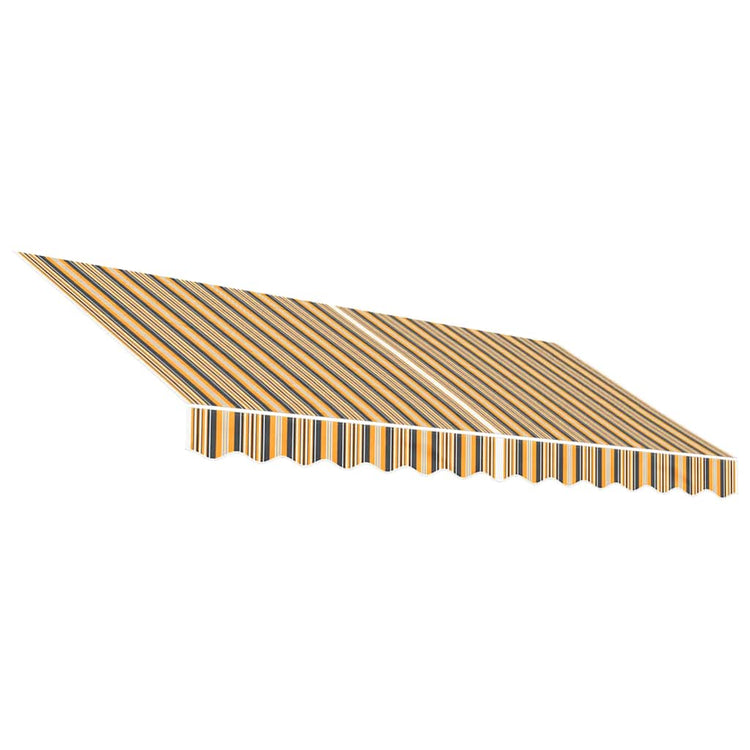 Tissu de remplacement Vidaxl pour Luifel rayé de 3,5x2,5 m multiplié