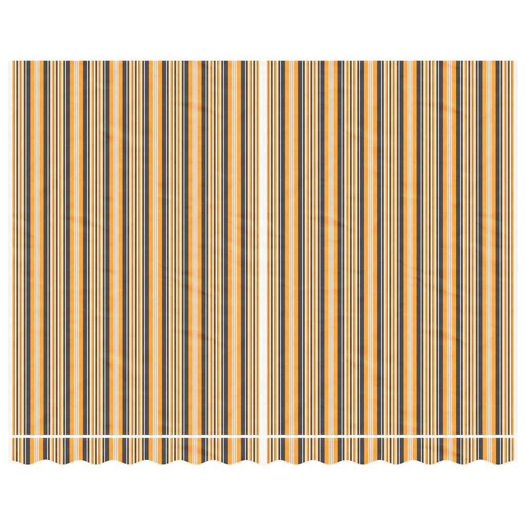 Tissu de remplacement Vidaxl pour Luifel rayé de 3,5x2,5 m multiplié