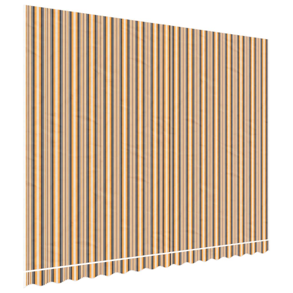 Vidaxx toile de remplacement pour auvent rayé 4x3 m multicolore