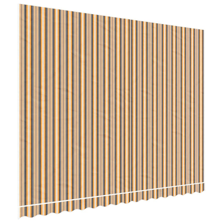 Vidaxx toile de remplacement pour auvent rayé 4x3 m multicolore