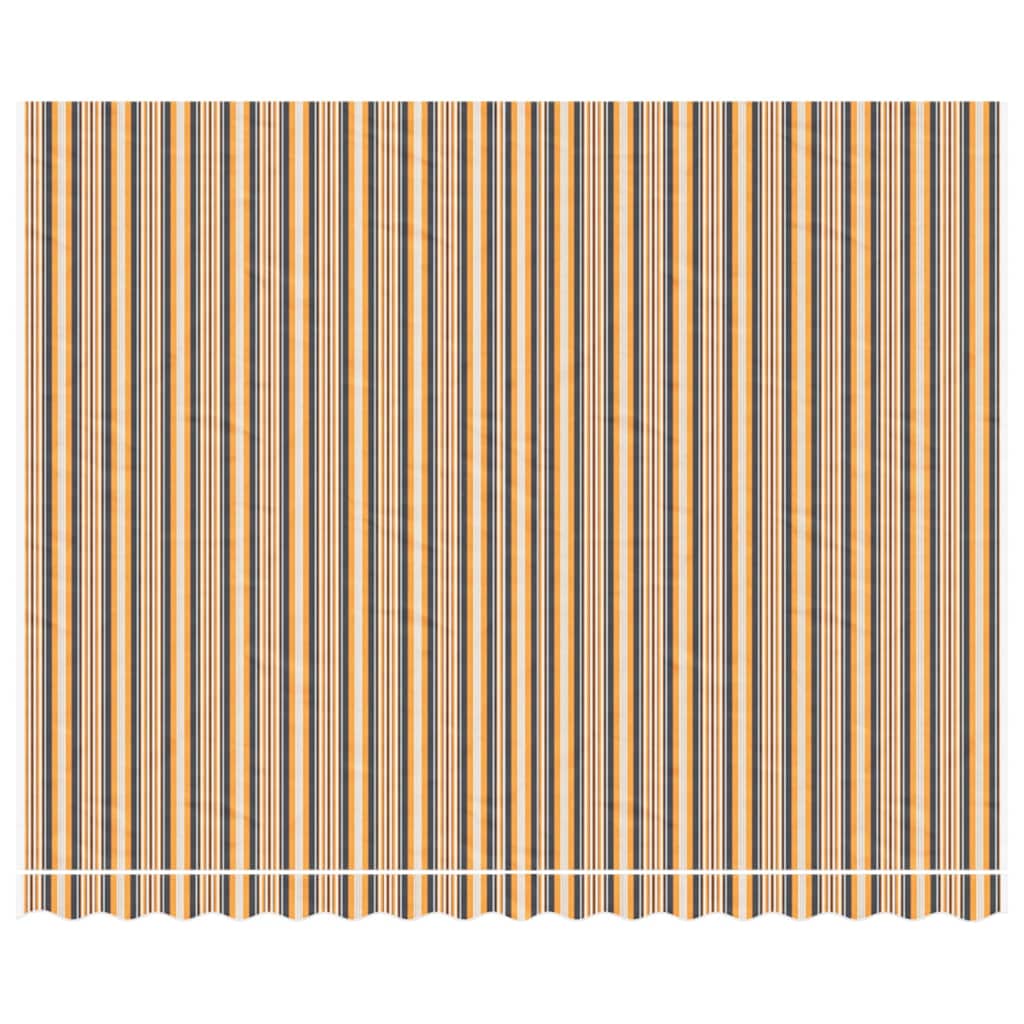 Vidaxx toile de remplacement pour auvent rayé 4x3 m multicolore