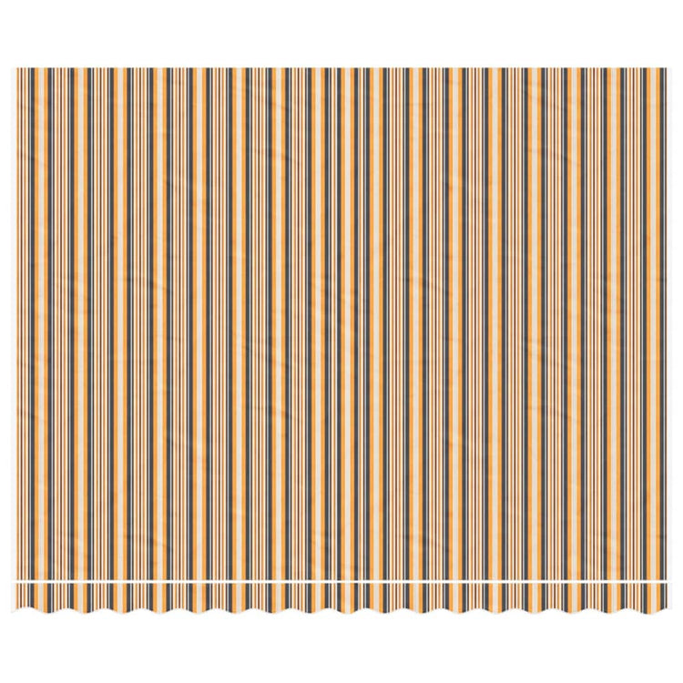 Vidaxx toile de remplacement pour auvent rayé 4x3 m multicolore