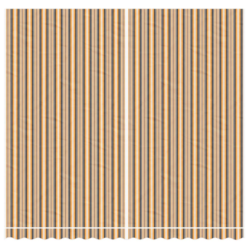 Tissu de remplacement Vidaxl pour Luifel rayé 4x3,5 M multicolores