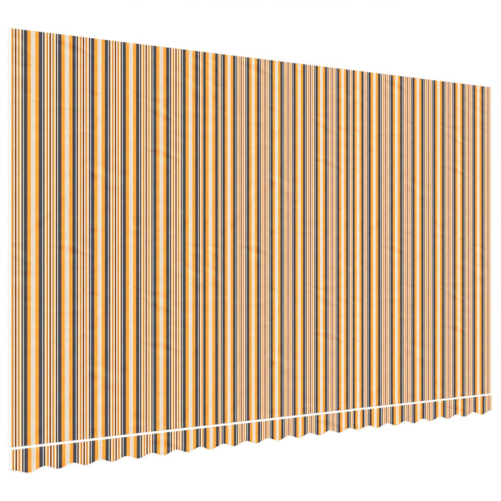 Vidaxx toile de remplacement pour auvent rayé 5x3 m multicolore