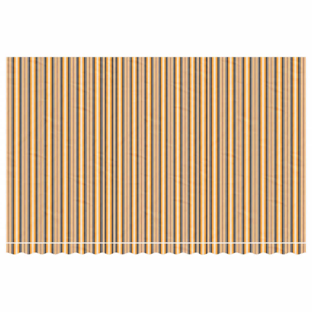 Vidaxx toile de remplacement pour auvent rayé 5x3 m multicolore