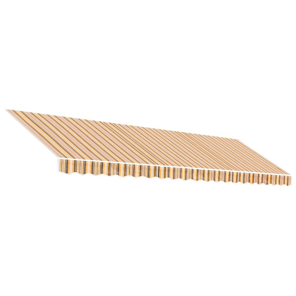 Tissu de remplacement Vidaxl pour Luifel rayé 5x3,5 m multicolour