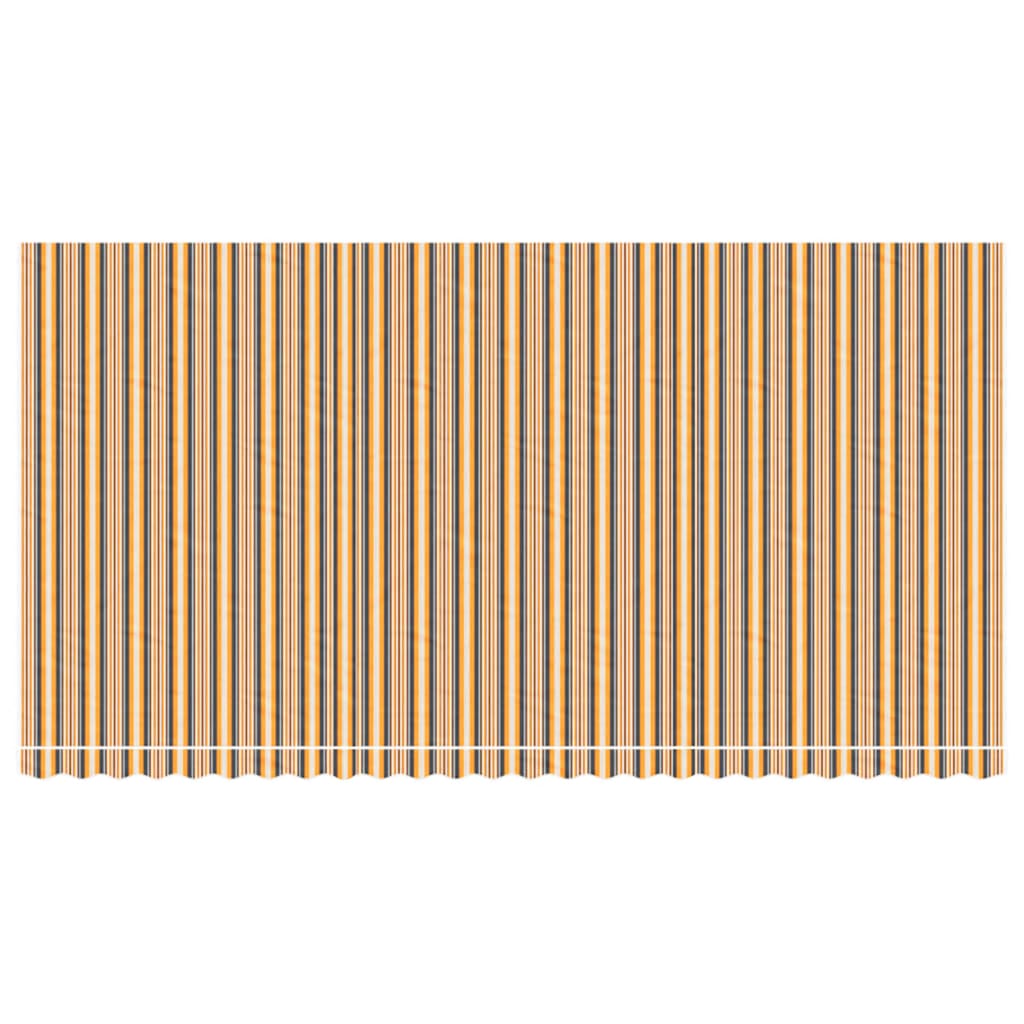Tissu de remplacement Vidaxl pour Luifel rayé de 6x3 m multicolores