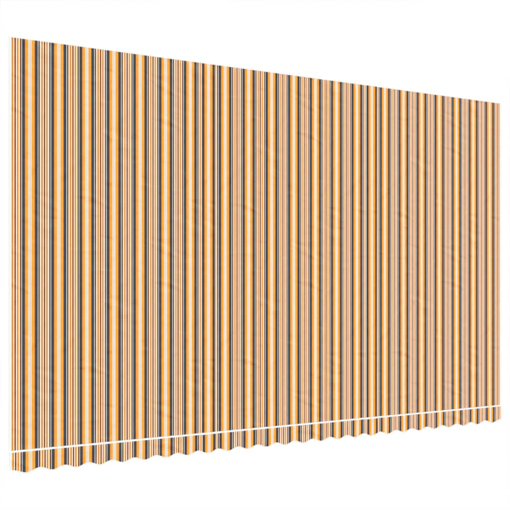 Tissu de remplacement de Vidaxl pour Luifel rayé 6x3,5 m multicolour