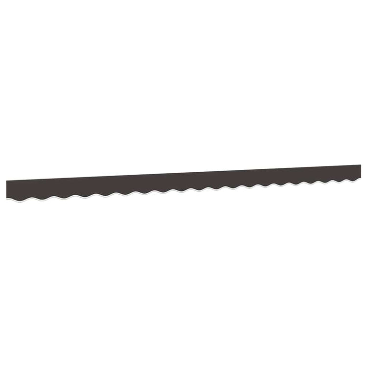 Tissu de remplacement Vidaxl pour la jupe à canopée rayée 4,5 m anthracite -colored