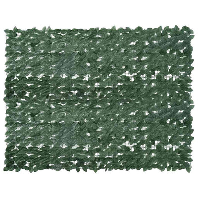Écran de balcon Vidaxl avec feuilles vert foncé 200x150 cm