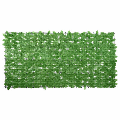 Écran de balcon Vidaxl avec feuilles vertes 200x100 cm