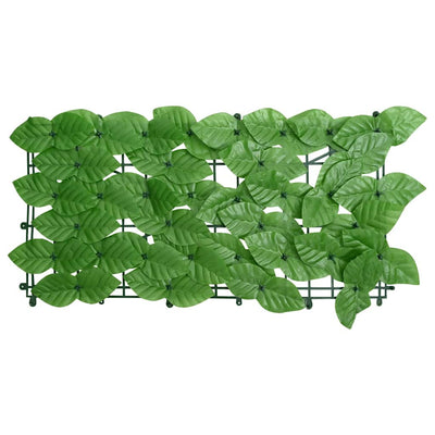 Écran de balcon Vidaxl avec feuilles vertes 200x100 cm