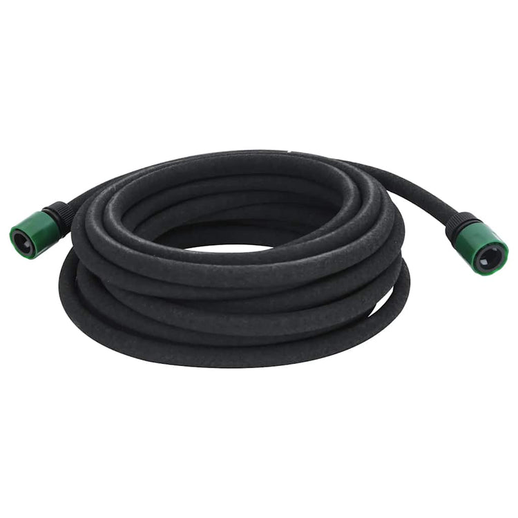 Vidaxl tuyau d'égouttement 0,6 '' 10 m en caoutchouc noir