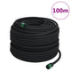 Vidaxx tuyau d'égouttement 0,6'' 100 m caoutchouc noir