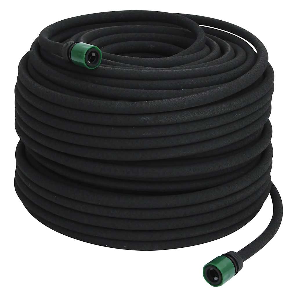Vidaxx tuyau d'égouttement 0,6'' 100 m caoutchouc noir