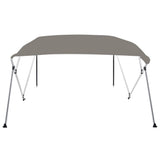 Vidaxl biminitop 4 arches 243x180x137 cm gris - afbeelding 3
