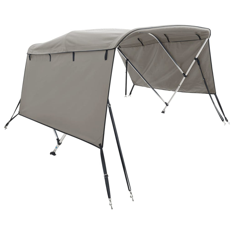 Toit bimini Vidaxx 3 arceaux avec parois latérales 183x(137-152)x137 cm