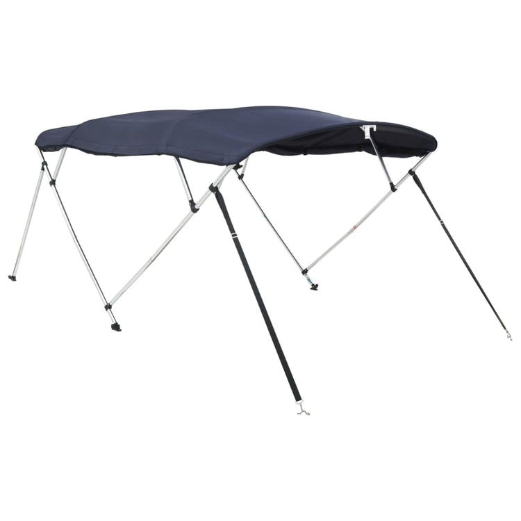 VidaXL toit bimini 4 arceaux avec parois latérales 243x(230-244)x137 cm