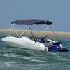 VidaXL toit bimini 4 arceaux avec parois latérales 243x(230-244)x137 cm