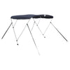 Vidaxl biminitop 3 arches avec murs latéraux en maille 183x (185-198) x137 cm