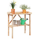 Table de la plante Vidaxl avec étagère 78x38x82,5 cm
