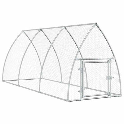 Vidaxl Poulet COOP 300x105x120 cm en acier galvanisé en acier de couleur