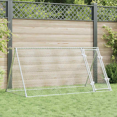 Vidaxl Poulet Coop 200x105x91 cm en acier galvanisé en acier de couleur