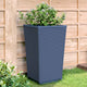 Vidaxl Planters 4 ST 32.5x32.5x57 cm Gray en polypropène