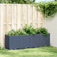 Boîte de planification Vidaxl 160x40x53 cm Gray en polypropène