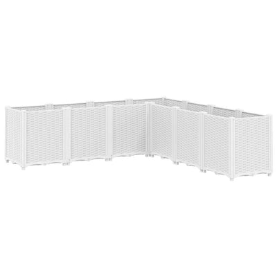 Vidaxx jardinière 160x160x53 cm polypropylène blanc
