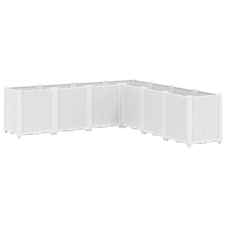 Vidaxx jardinière 160x160x53 cm polypropylène blanc