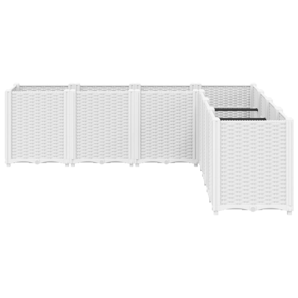 Vidaxx jardinière 160x160x53 cm polypropylène blanc
