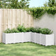 Vidaxx jardinière 160x160x53 cm polypropylène blanc