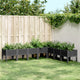 Vidaxx jardinière avec pieds 200x160x42 cm polypropylène noir