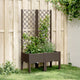 Boîte de planification Vidaxl avec SLAT 80x40x142 cm Brun polypropène