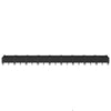 Boîte de planification Vidaxl avec broches 362.5x42.5x28.5 cm Black en polypropène