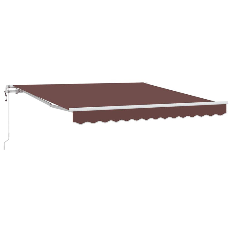 Auvent Vidaxx à extension automatique 300x250 cm marron