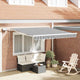 Store Vidaxx extensible manuellement et LED 300x250 cm anthracite et blanc