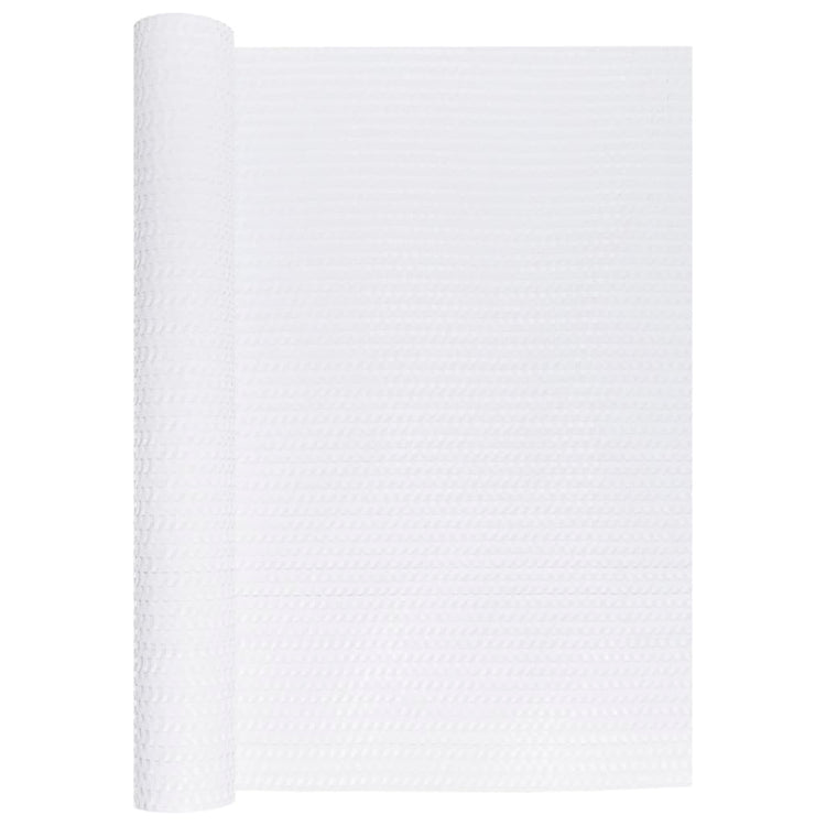 Écran de balcon Vidaxl 500x80 cm Poly Rattan White