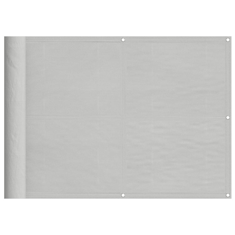 Vidaxx paravent de balcon 75x500 cm 100% polyester oxford gris clair