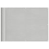 Vidaxx paravent de balcon 75x700 cm 100% polyester oxford gris clair