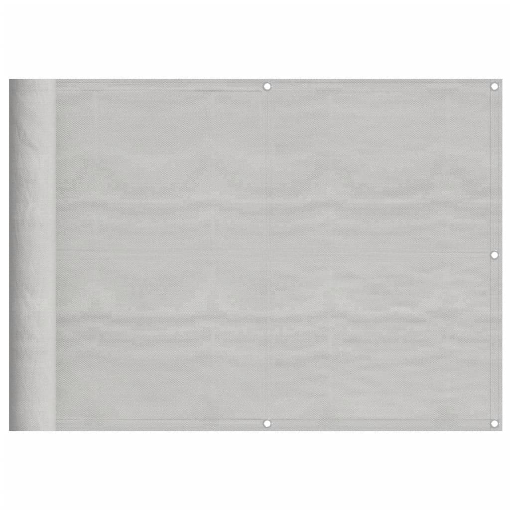 Paravent de balcon Vidaxx 75x1000 cm 100% polyester oxford gris clair