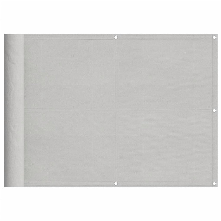 Paravent de balcon Vidaxx 75x1000 cm 100% polyester oxford gris clair