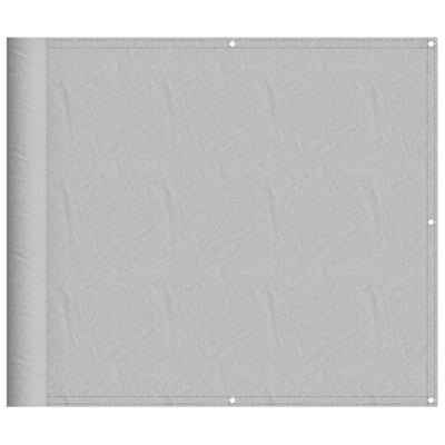 Écran de balcon Vidaxl 90x300 cm 100% Gris clair du polyester oxford