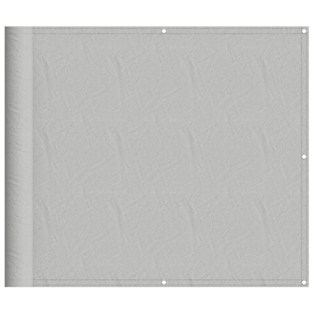Paravent de balcon Vidaxx 90x700 cm 100% polyester oxford gris clair