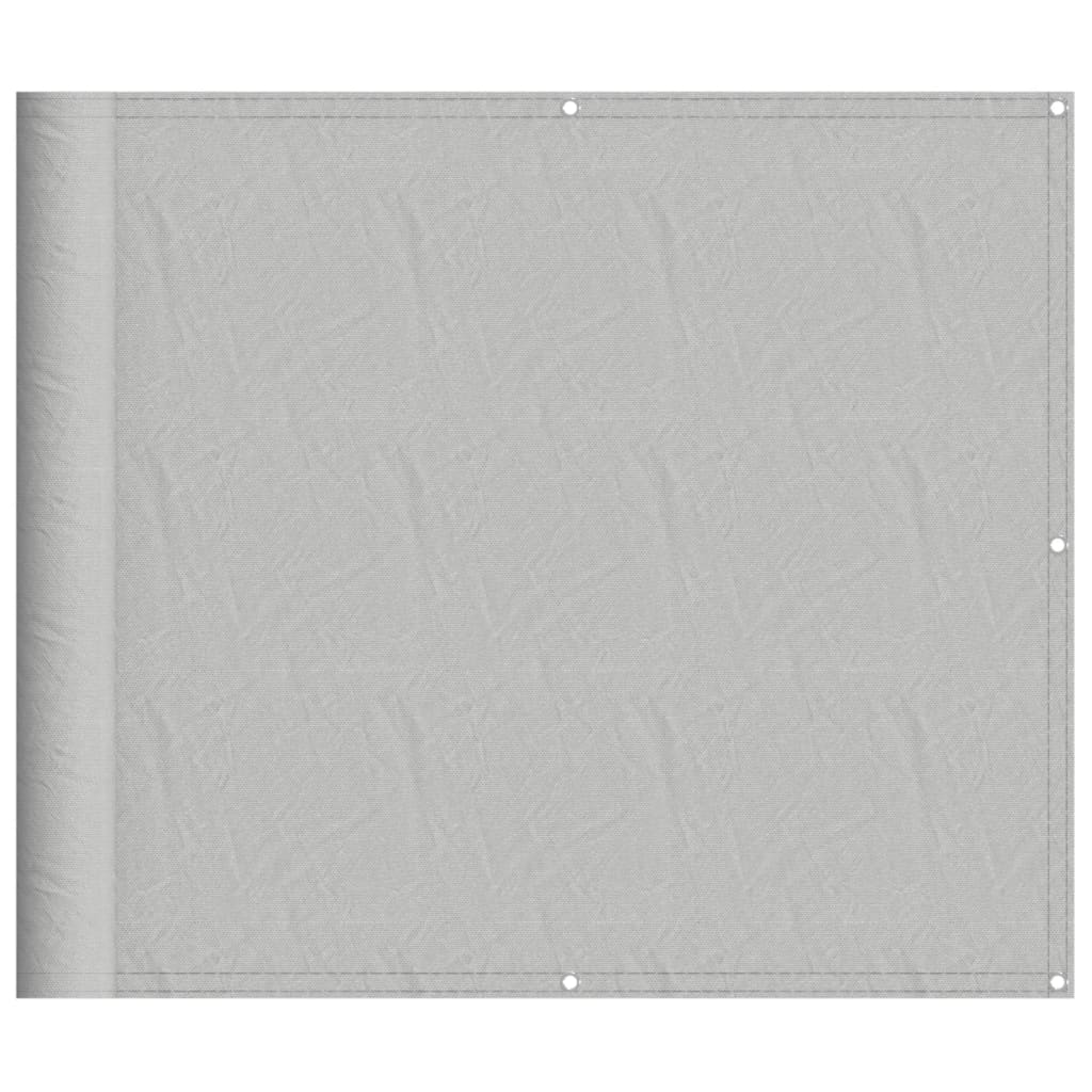 Paravent de balcon Vidaxx 90x800 cm 100% polyester oxford gris clair