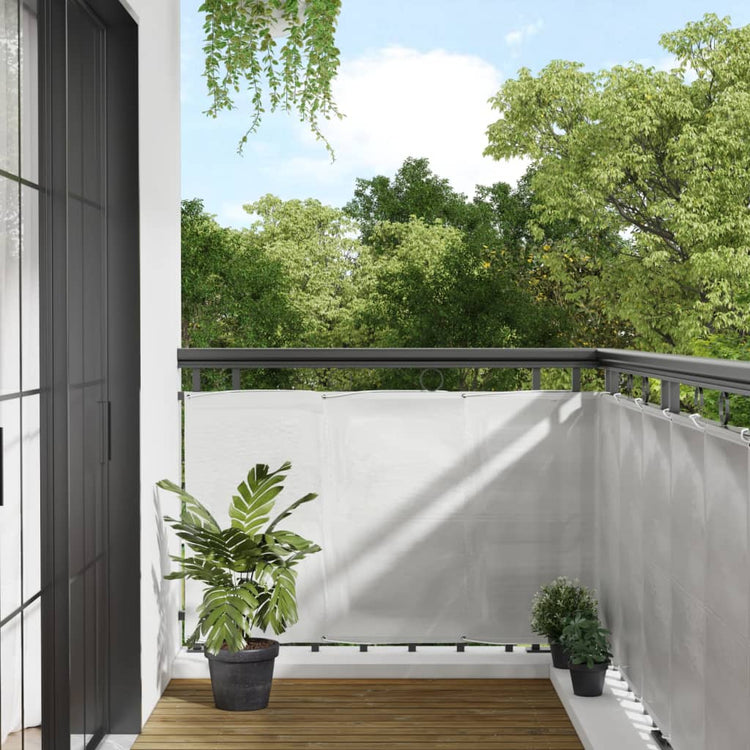 Paravent de balcon Vidaxx 90x800 cm 100% polyester oxford gris clair
